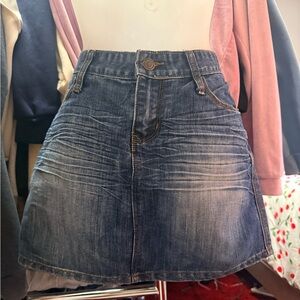 Y2K BUBBLEGUM Denim Mini Skirt